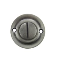 Old English Solid Brass Oval Turn & Release Matt Gun Metal