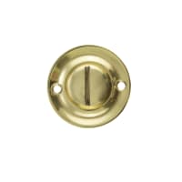 Old English Solid Brass Oval Turn & Release Polished Brass