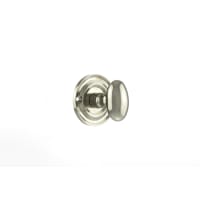 Old English Solid Brass Oval Turn & Release Polished Nickel