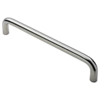 Eurospec 'D' Shaped Pull Handle 30 x 450mm C/C Satin Stainless Steel