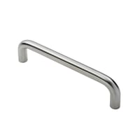 Eurospec 'D' Shaped Pull Handle 22 x 225mm C/C Satin Stainless Steel