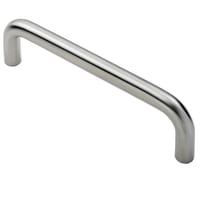 Eurospec 'D' Shaped Pull Handle 22 x 300mm C/C Satin Stainless Steel