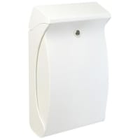Burg-Wachter Swing 4905 W Weatherproof Plastic Post Box White