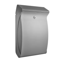 Burg-Wachter Swing 4905 Si Weatherproof Plastic Postbox Silver