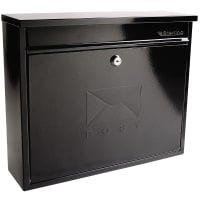 Phoenix Post Box Elegance Rectangular Black