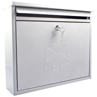 Elegance Post Box Silver