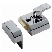 Eurospec Contract Rim Cylinder Nightlatch 40mm Polished Chrome
