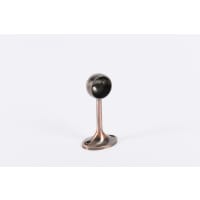 Rothley Baroque 25mm End Wardrobe Hanging Rail Bracket Antique Copper