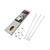 Rothley Matt White Antibacterial Handrail Kit 3 x 1.2m