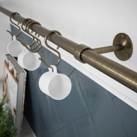 Utensil Rail 19 x 1000mm Antique Brass
