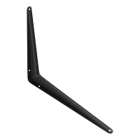 Rothley London Pattern Shelf Bracket 300 x 250mm Matt Black