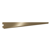 Rothley Baroque Twinslot Shelf Bracket 370mm Long Antique Brass