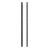 Rothley Baroque Twin Slot Wall Upright 710mm Long Matt Black