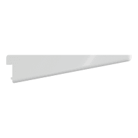 Rothley Twinslot Shelf Bracket Antibacterial 170mm White
