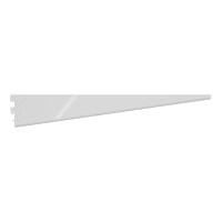 Rothley TwinslotShelf Bracket 470mm Long Antibacterial White