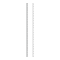 Rothley Baroque Twin Slot Wall Upright Antibacterial 710mm White