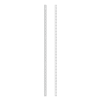 Rothley Baroque Twin Slot Wall Upright Antibacterial 1000mm White