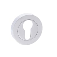 Status Euro Escutcheon on Round Rose Polished Chrome