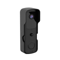 Securefast Narrow Style Video Door Bell with Indoor Chime (IP53) Black