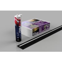 Stormguard Garage Threshold Seal Black Thermoplastic 2515mm