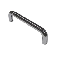 Carlisle Brass Fingertip 'D' Handle 96 x 10mm Polished Chrome