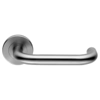 Eurospec Safety Lever Concealed on Sprung Rose Satin Stainless Steel