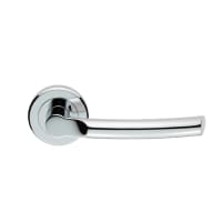 Carlisle Brass Designer Lever on Threaded Rose Polished Chrome