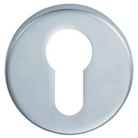 Serozzetta Euro Escutcheon Satin Chrome