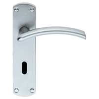 Serozzetta Tres Lever Lock Furniture Satin Chrome