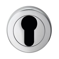 Serozzetta Euro Escutcheon 50mm Polished Chrome