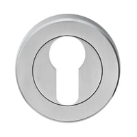Serozzetta Euro Escutcheon 50mm Satin Chrome