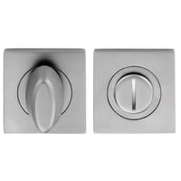 Serozzetta Square Rose Turn and Release Satin Chrome