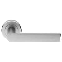 Carlisle Brass Serozzetta Edge Lever on Round Rose Satin Chrome