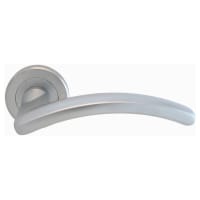 Serozzetta Design Lever on Round Rose Satin Chrome