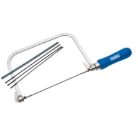 Draper Coping Saw Frame with 5 Blades