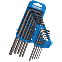 Draper Hex Key Ball End 10 Piece Set