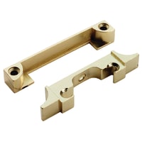 Carlisle Brass 13mm Rebate Set for Tubular Latch Polished Brass