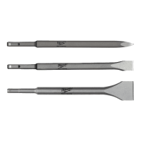 Milwaukee SDS+ Chisel Set 3-Piece