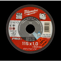 Milwaukee Thin Metal Cutting Disc Pro+ 115 x 1 x 22mm