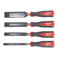 Milwaukee Beveled Edge Chisel Set 4-Piece