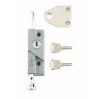 Yale Multi-Purpose Door Bolt 114 x 230 x 25mm Silver Enamel