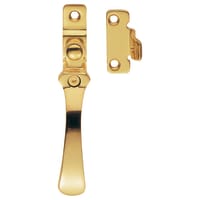 Carlisle Brass Victorian Lockable Casement Fastener Polished Brass