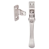 Carlisle Brass Victorian Lockable Casement Fastener Satin Chrome