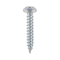 TIMCO Cross-Recess Twin-Thread Woodscrews 8 x 0.62 Inch Zinc Plated Box of 200