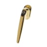 Locking Tilt & Turn Handle Gold/Black Button 40mm Spindle
