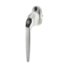 Locking Tilt & Turn Handle Silver/Black Button 40mm Spindle