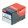 TIMCO Twin-Thread Woodscrews Countersunk Head 12 Gauge 2.5 Inch Box of 200
