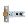 Eurospec Easi-T Heavy Sprung Tubular Latch 127mm Electro Brassed/Satin Stainless Steel