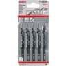 Bosch T144DP Jigsaw Blades 100mm Length Black Pack of 5