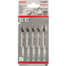 Bosch Jigsaw Blades 100mm Length Blue Pack of 5